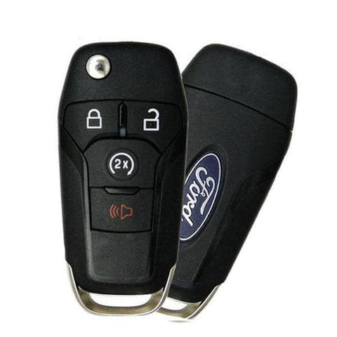 2023 Ford F-Series / 4-Button Flip Key / PN: 5945868 / N5F-A08TBLP (Strattec)