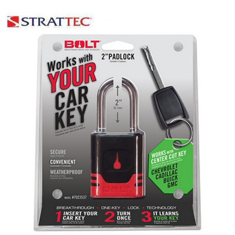 GM BOLT 2" Padlock Center Cut Hi-Security  - 7023537 (Strattec)