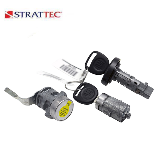 2006 - 2014 GM Circle Plus / Ignition Door Trunk Lock Kit / Coded / 7024562 (Strattec)