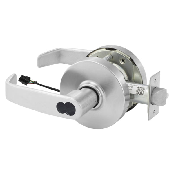 Sargent - 10G70/71 Series - Electrified Cylindrical Lock - Fail Secure - 12V - LL Design - LFIC Prep - Less Core - RX Switch - Satin Chrome (26D)
