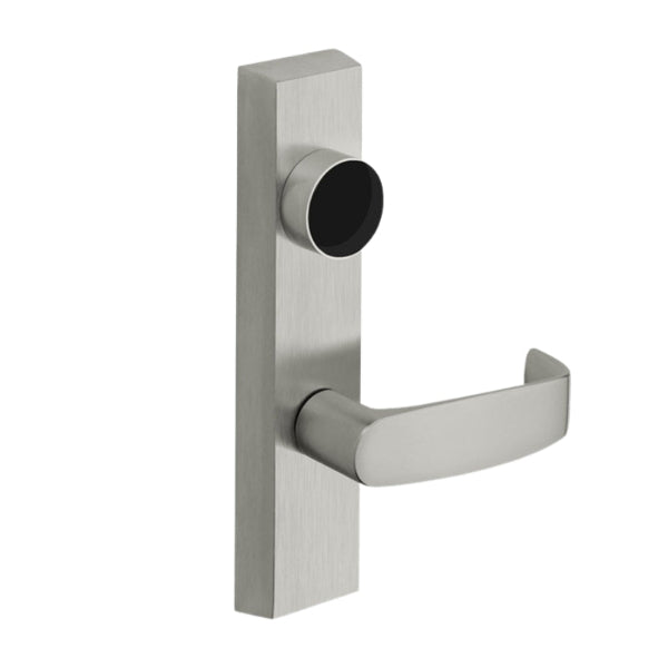 Sargent - LC-776-8-ETL-12V-RHRB - Grade 1 - Electrified Exit Device Trim - Fail Secure - Power Off - Locks Lever - Key Retracts Latch - For Rim (8800) and NB8700 Series Devices - Less Cylinder - L Lever - Satin Chrome Finish (26D)