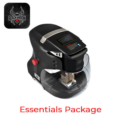 Black Widow - V2 - Essentials Package - Portable Key Cutting Machine - Smart Phone & Tablet Support - PROMOTION