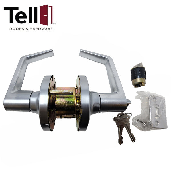 TELL - CL100542 - 2-3/8" Backset Deadlatch - for 2600 Series Leversets - Oil Rubbed Bronze - Grade 2