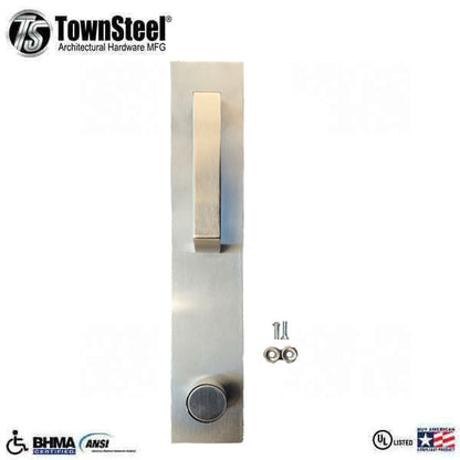 TownSteel - ED5500T -  Thumbpiece Exit Trim - for ED5500/ED5600 Exit Devices  -  Dummy Function  - Satin Chrome - Grade 1