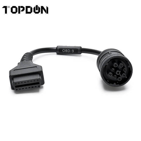 TOPDON - HD-KIT - HD 1 Year Heavy Duty Updates Software Card w/ 6-Pin & 9-Pin Connector Cables ( machine sold separately )