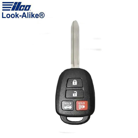 Ilco - 2013-2018 Toyota RAV4 - TOY-RHK4B2 - 4-Button Remote Head Key SHELL (AFTERMARKET)