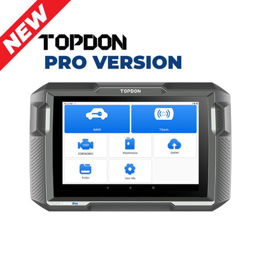 NEW TOPDON T-Ninja Pro PRO VERSION KEY PROGRAMMING MACHINE OBD AUTOMOTIVE DIAGNOSTIC TOOL FOR LOCKSMITHS AND TECHNICIANS 8-inch color display