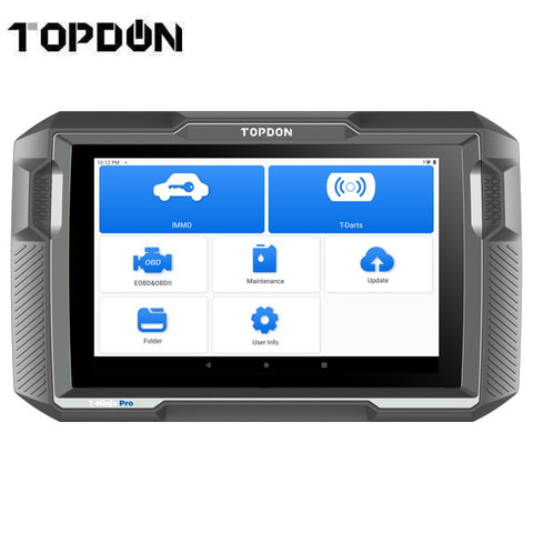 TOPDON Bundle - Phoenix Smart Advanced Diagnostic Scanner + T-Ninja Pro OBD Programmer + Tornado 4000 Battery Charger