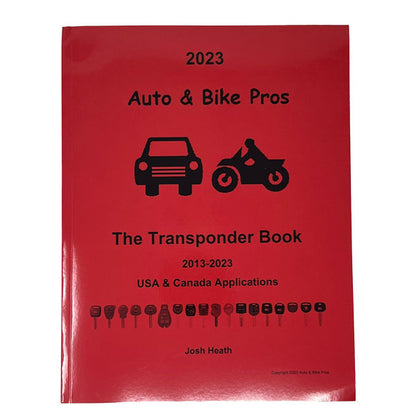 The Transponder Book - 2013-2023 - Volume 3 - Auto & Bikes Pros - Josh Heath