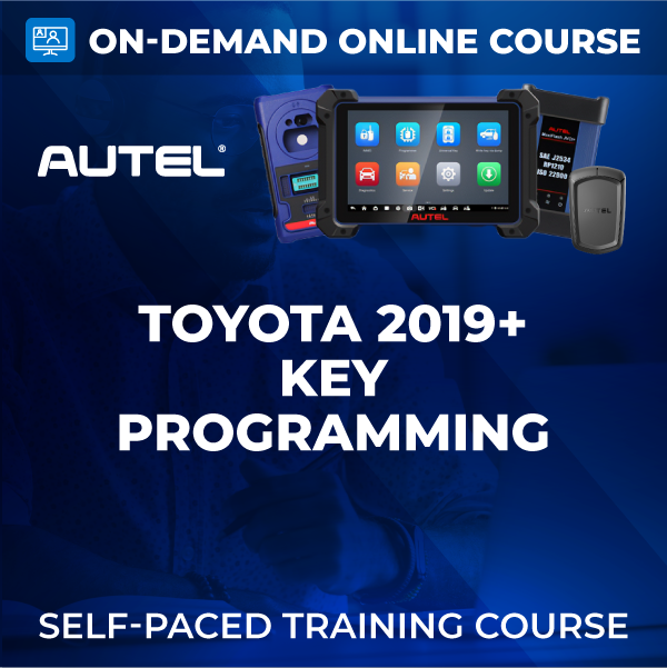 Recorded On-Demand Training - New Toyota System 2019+ Key Programming with Autel, Lonsdor & Key Tool Plus Course