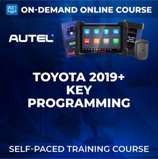 Recorded On-Demand Training - New Toyota System 2019+ Key Programming with Autel, Lonsdor & Key Tool Plus Course