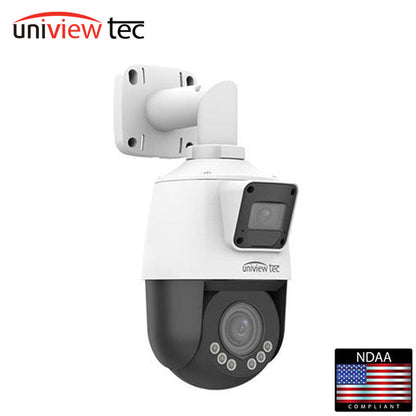 Uniview Tec / UVT / IPCSD2428X / Dome Camera / 2MP / 2.8mm Fixed & 2.8mm - 12mm Optical Dual Lens / Dual Light / 10m - 50m IR Dual Lens