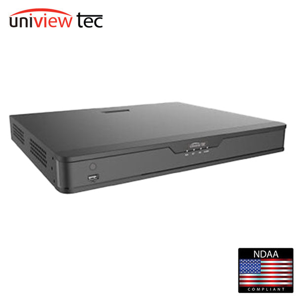 Uniview Tec / UVT / NR16XP2 / 16ch / 16 PoE / 4K Resolution / H.265 NVR - Optional HDD