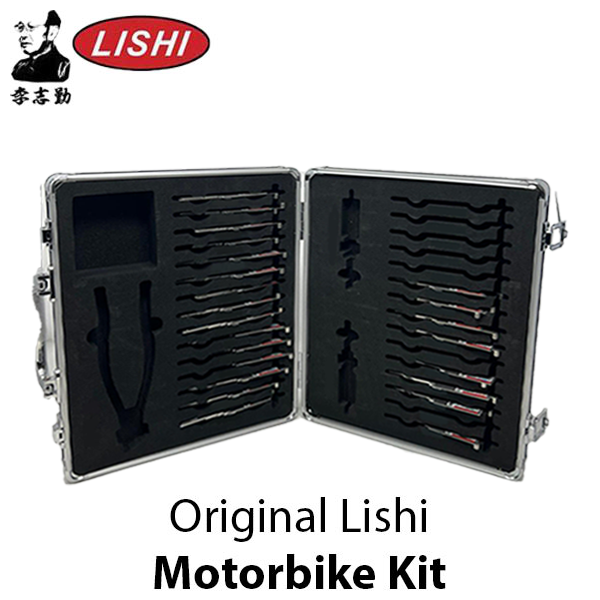 Original Lishi - Motorbike / Motorcycle Tool Kit - 24 Pcs - UHS Hardware