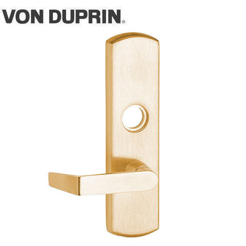 Von Duprin - 996L - Exit Device Trim - Night Latch - Rim/Vertical Rod Prep - 06 Lever Style - Bright Brass - Left Hand Reverse