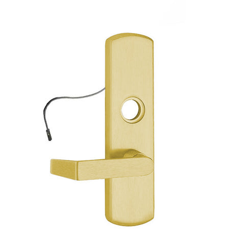 Von Duprin - E996L - 98/99 Series Exit Devices - Electrical Lever Trim - Mortise Prep - Bright Brass - Right Hand Reverse