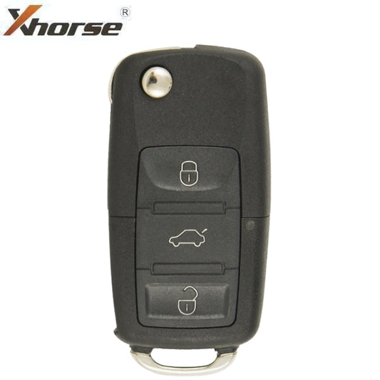 Xhorse - VW Volkswagen B5 Type -XKB501EN / Universal Remote Key for VVDI Key Tool (Wired) - 3 Buttons Black
