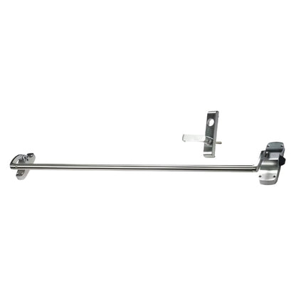 Von Duprin - 88L - Grade 1 - Rim Exit Bar - Wide Stile Crossbar - 48" -  Classroom Function - Less Trim - Hex Key Dogging - Bright Chrome 626/US26 Finish - Field Reversible - Left Hand Reverse