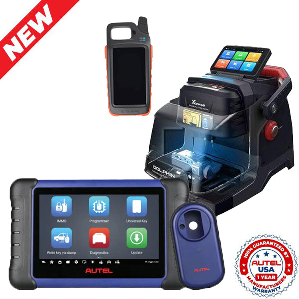 Xhorse / Autel - Complete Cut & Program Bundle - Dolphin II XP-005L, MaxiIM  IM508S and VVDI Key Tool MAX Pro