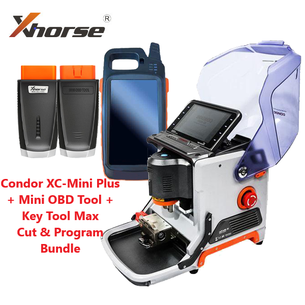 Xhorse Condor XC-Mini Plus / Condor XC-MINI II - High Sec Key Cutting Machine w/ Key Tool Max & MINI OBD Tool - Limited Offer - UHS Hardware