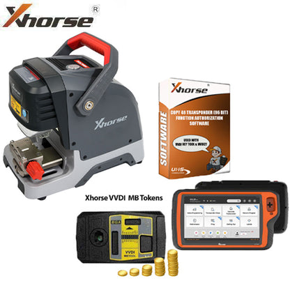 Xhorse - Complete Cut & Programming Bundle - Condor XC Dolphin XP-005 High Sec Portable Key Cutting Machine & VVDI Key Tool PLUS Tablet