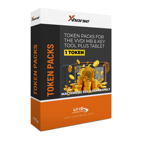Xhorse - VVDI Token Packs for the VVDI MB & Key Tool PLUS Tablet (1/5/10/25) - ( machine sold separately )