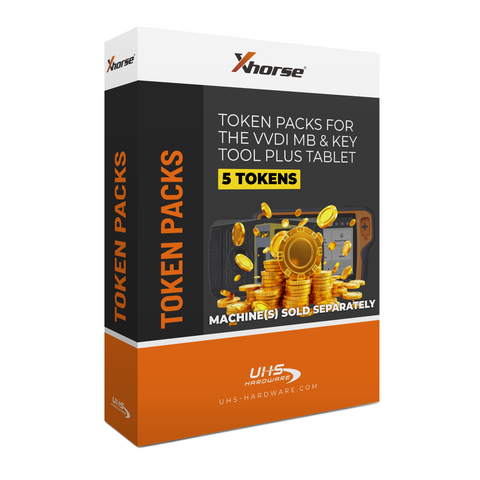 Xhorse - VVDI Token Packs for the VVDI MB & Key Tool PLUS Tablet (1/5/10/25) - ( machine sold separately )