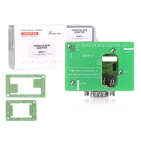 XDNP17GL - Solder-Free Porsche BCM Adapter for VVDI Mini PROG, Key Tool Plus (Xhorse)