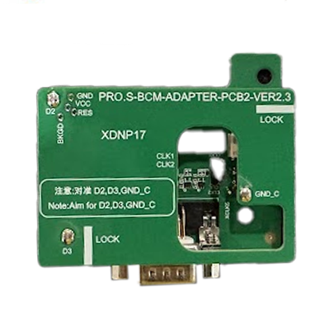 XDNP17GL - Solder-Free Porsche BCM Adapter for VVDI Mini PROG, Key