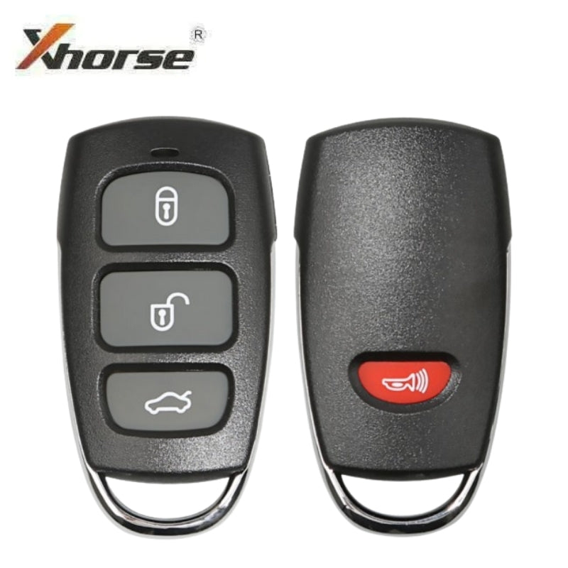 XHS-XKHY24EN 4-button Hyundai-style remote close-up