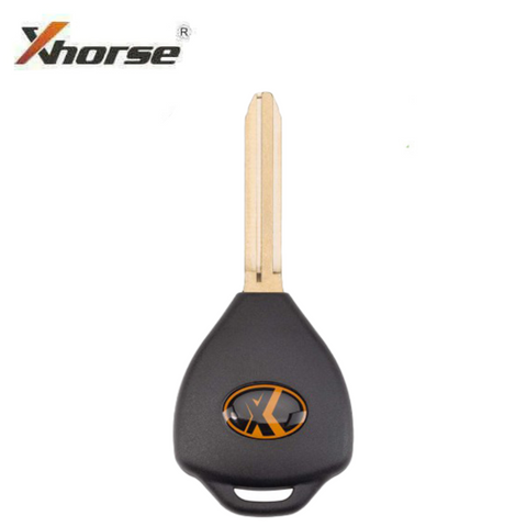 Xhorse - XKTO24EN - Toyota Style / 3-Button Universal Remote Head Key for VVDI Key Tools - XM5118 Chip - (Wireless) (Replacement For XKTO04EN)