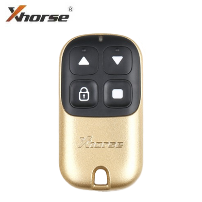 Xhorse - 4-Button Garage Door Remote Blank - Gold Finish (Wired) (XHS-XKXH05EN)