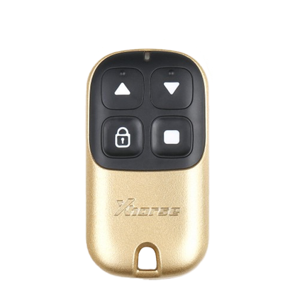 Xhorse - 4-Button Garage Door Remote Blank - Gold Finish (Wired) (XHS-XKXH05EN)