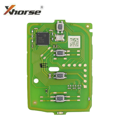 Xhorse - XZ Series Honda Pilot, Insight, Civic, Accord - 4-Button Rewritable Smart Key PCB - XZBT43EN -  For VVDI2 - VVDI Key Tool - Mini - MAX - Plus Tablet