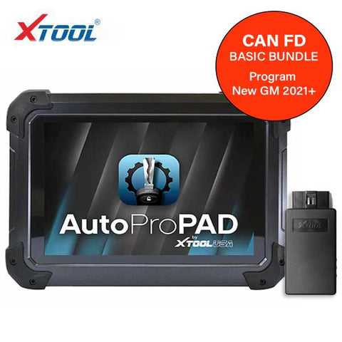 Xtool - AutoProPad BASIC - Automotive Key Programmer - w/ GM 2021+ CANFD Adapter (CAN FD BASIC BUNDLE)