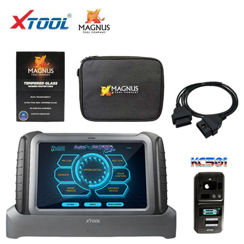 Xtool - AutoProPAD G2 Turbo - Automotive Key Programmer - CANFD & Accessories Set - Bypass Cable, Charging Dock, Carrying Case & Screen Protector