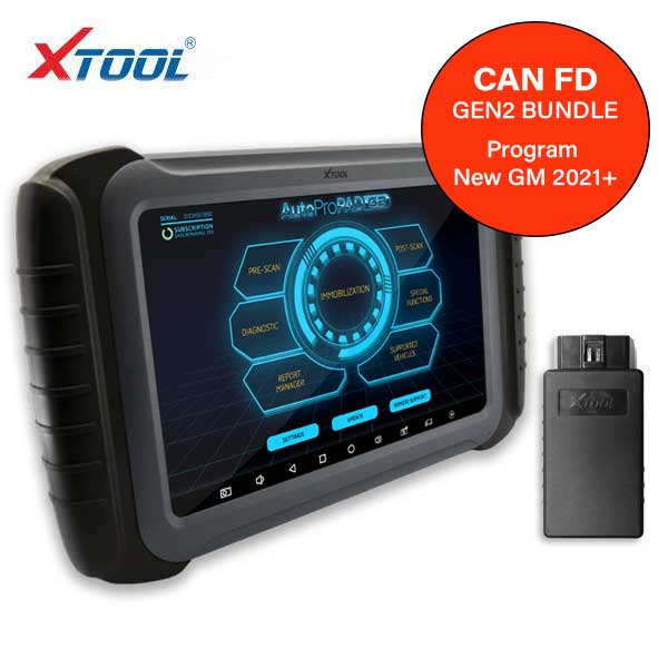 Xtool AutoProPad G2 Automotive Key Programmer w/ GM 2021+ CANFD