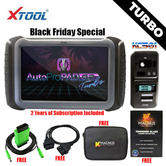 Xtool - AutoProPad G2 Turbo - Black Friday Special - FREE Ford Alarm Kit / CDJ 2018+ Bypass / Screen Protectors / Case / 2 Year Subs
