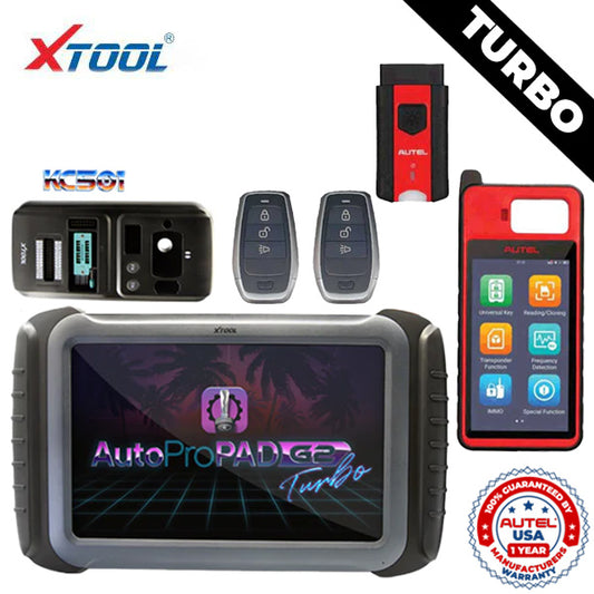 Xtool - AutoProPAD G2 Turbo Automotive Key Programmer & AUTEL KM100 Universal Key Tool & Generator