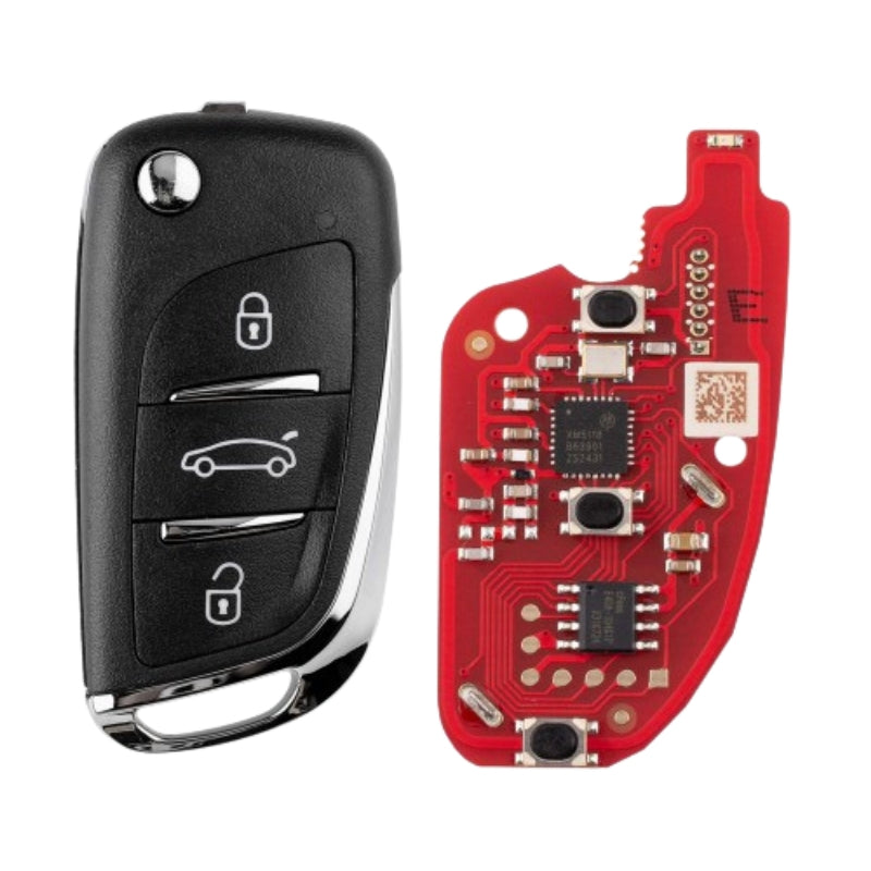 Xhorse - 2nd Generation Wire Remote Key DS Flip 3 Buttons w New MX5118 Chip