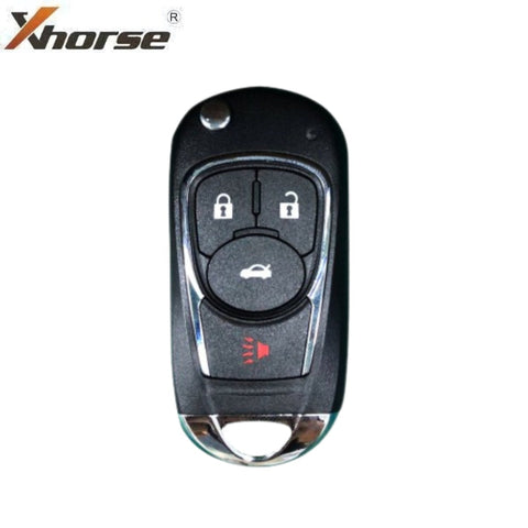Xhorse - 2nd Generation Wired Remote Key (Foldable 4 Buttons) Buick Flip  4-Buttons w MX5118 Chip