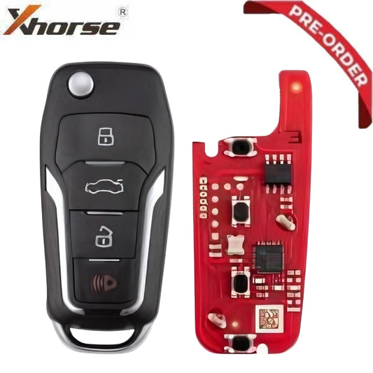 Xhorse - Ford 2nd Generation Wired Remote Key 4 Buttons Upgrade Version of XKFO01EN (PRE-ORDER)