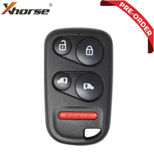 Xhorse - Wire Remote for Honda Type 4+1 Buttons With Sliding Door Button Replacing XKHO04EN (PRE-ORDER)