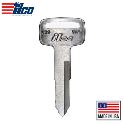Ilco - YH47 / X119 -  Yamaha - Motorcycle / ATV Key Blank