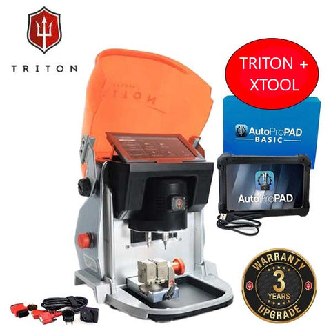Triton PLUS - Automatic Key Cutting Machine (Ultimate Edition) + AutoProPAD Basic Transponder Programmer