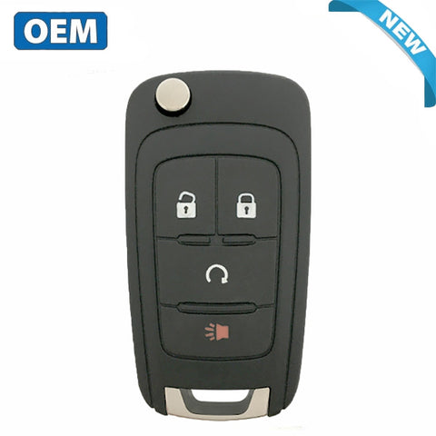 2013-2021 Chevrolet Trax / 4-Button Flip Key / PN: 13504265 / AVL-B01T1AC (OEM)