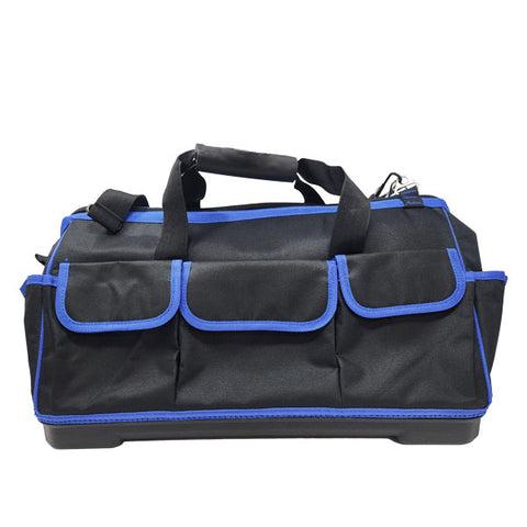 Heavy-Duty Canvas ToolKit -  Locksmith Tool Bag with 16 Pockets & Secure Carry - Waterproof and Anti-Skid
