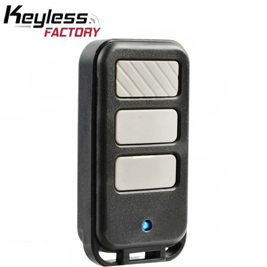 KeylessFactory - KeyChain Garage Door Remote Opener - Compatible with Chamberlain Craftsman Liftmaster Raynor KeyChain Garage Door Opener