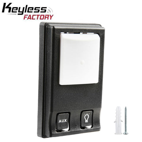 KeylessFactory - KeyChain Garage Door remote Opener - Compatible with Liftmaster wireless control wall panel Garage Door Opener