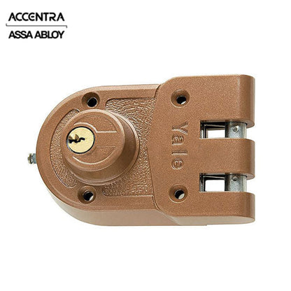 Accentra (Formerly Yale) - 197-14 -  Jimmy Proof Deadlock - Double Cylinder - 5 Pin - Sprayed Brass